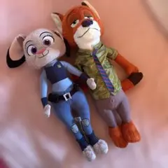 ズートピア ぬいぐるみセット ニック　ジュディ
