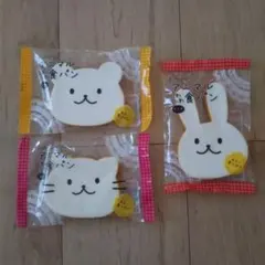 アニマル　ふわふわ食パン　食パン　スクイーズ　クマ　ネコ　ウサギ　３個