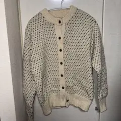 [激レア]L.L.Bean バーズアイニットカーディガン