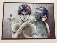 進撃の巨人　エレン　ミカサ　wit studio ポストカード