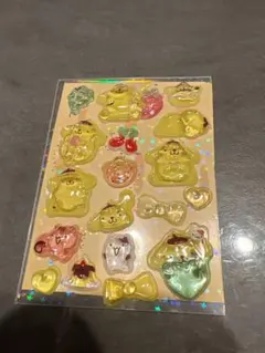 ポムポムプリン ポムポムプリンシール ドロップシール サンリオシール