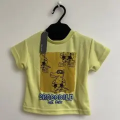 Tシャツ ワニ 黄色 90