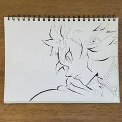 手書き イラスト 鬼滅の刃 煉獄杏寿郎