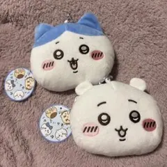 ちいかわ＆ハチワレ　ぬいぐるみパスケースポーチ