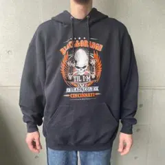 JERZEES ジャージーズ ブラック 黒 メンズ パーカー 裏起毛 Y010
