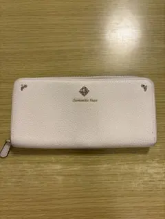 Samantha Vega サマンサタバサ 長財布 ラウンドファスナー ホワイトのサムネイル