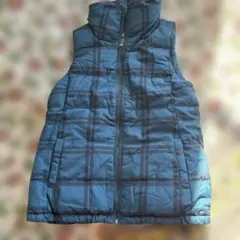 OLD NAVY チェック柄キルティングベスト X