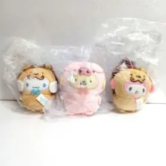 新品　サンリオ　キャラクターズ　動物着ぐるみマスコット　こぶた　ライオン