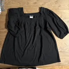 アニエスベー　ブラック 5分半袖