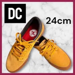 【美品】DC SHOES スニーカー スエード イエロー 24cmのサムネイル