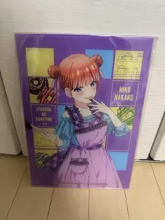 五等分の花嫁 中野二乃 A4アクリルプレート アトレ