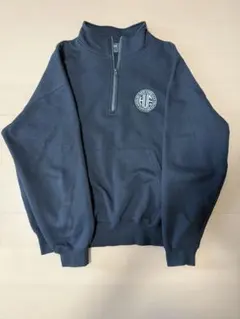 ハーフジップ スウェット