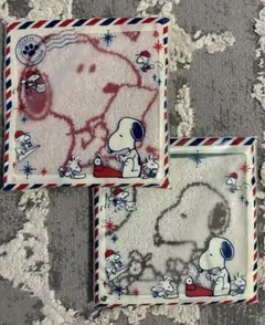 スヌーピー　ミニタオル　郵便局限定