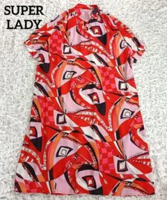 新品未使用 タグ付き SUPER LADY 半袖シャツ L 山本寛斎 柄 2025年最新】スーパーレディ 山本寛斎の人気アイテム - メルカリ