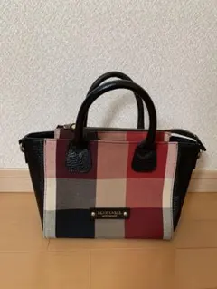 BLUE LABEL CRESTBRIDGE チェック柄ハンドバッグ