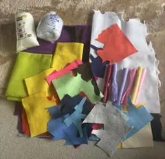 フェルト　まとめ売り　わた付き