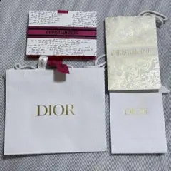 Dior ショップ袋 2サイズ3枚セット ギフト袋
