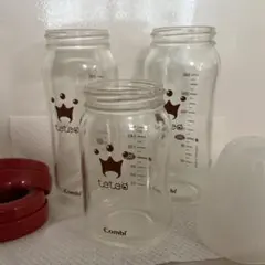 Combi teteo 哺乳瓶 ガラス製 3本セット