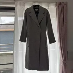 GLOBAL WORKグレー ロングコート