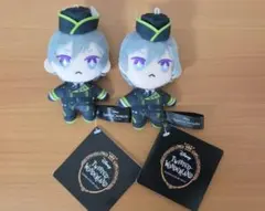 ツイステ 寮服マスコット ディアソムニア寮 シルバー　２点