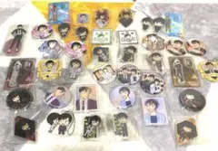 名探偵コナン 高木渉 佐藤美和子 缶バッジ キーホルダー セット