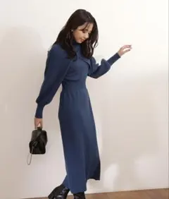 《NATURAL BEAUTY BASIC 》 ボレロレイヤードワンピース