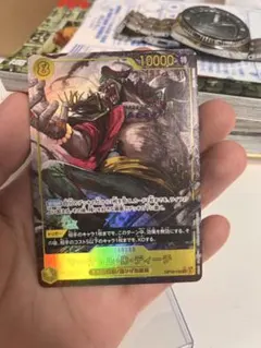 ワンピースカード 決戦の刻 ティーチ シークレットパラレル - メルカリ