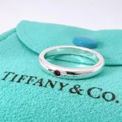○SALE【ティファニー】スタッキング　バンド　ルビー　リング　１２号　2080 ○SALE【ティファニー】スタッキング バンド ルビー リング 12号
