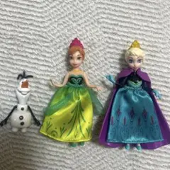 ［セール中］アナと雪の女王　アナ エルサ オラフ フィギュアセット