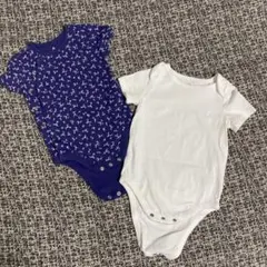 babyGAP ベビー ロンパース 2枚セット おしりクマ柄のサムネイル