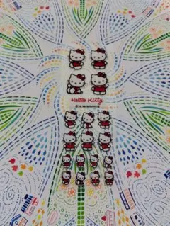 ハローキティ パフパフペアシール ステッカー サンリオ 平成レトロ 日本限定