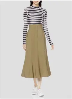 スカート サス付マーメイドスカート レディース