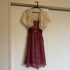 axes femme ドレス+ボレロ
