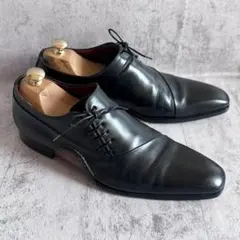 オパンケ製法✨MAGNANNI マグナー二 ビジネスシューズ レースアップ 黒のサムネイル