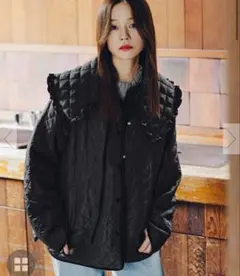 titivate襟付きキルティングジャケット