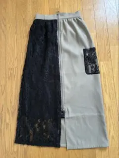 【訳あり】axes femme タイトスカート　ロングスカート　スカート　レース