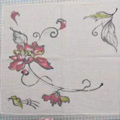 パラスパレス・花柄ハンカチ 45×49.5㎝