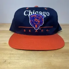 希少 90s CHICAGO BEARS ヴィンテージ キャップ つば裏緑のサムネイル