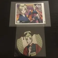 銀魂 吉原大炎上 アニカフェ コースター サントリー ステッカー 月詠