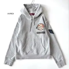 AVIREX アヴィレックス♪エンブレム パーカー プルオーバー