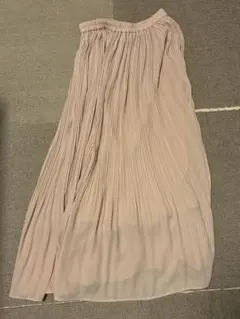 【INGNI/イング】 プリーツロングスカート くすみピンク