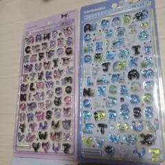 【正規品】サンリオ ボンボンドロップシール 文字 4種
