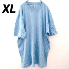 アメリカンアパレル 半袖 Tシャツ XL 水色 ブルー ビッグシルエットのサムネイル