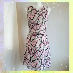 ワンピース レディース ノースリーブ 膝丈 フォーマル 結婚式 2次会 夏 秋