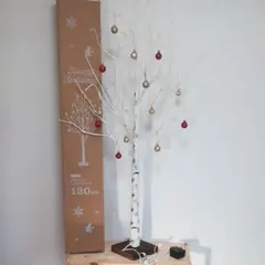 ニトリ　白樺ツリー 120cm シラカバウッド 人気 クリスマスツリーのサムネイル