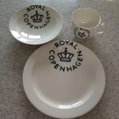 Royal Copenhagen ニューシグネチャー　ネイビー　３点セットのサムネイル