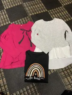 女の子用 子供服 120cm トップスセット