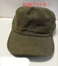 【値引き中‼️】CA4LA 女性　秋冬　キャップ　モスグリーン