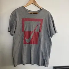 Nike THE NIKE TEE XXL グレー/レッド Tシャツ
