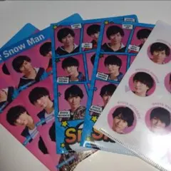 Snow Manクリアファイル